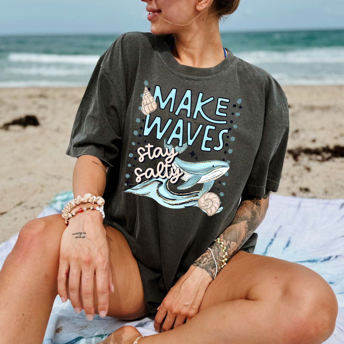 Make Waves Stay Salty PNG