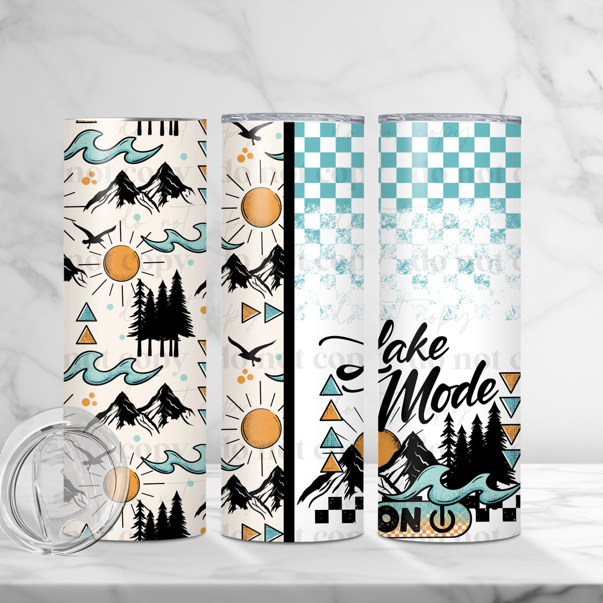 Lake Mode Tumbler Wrap
