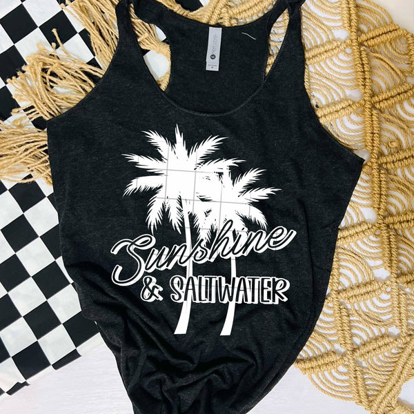 Sunshine & Saltwater Single Color PNG