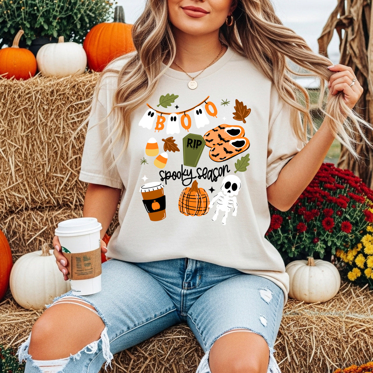Spooky Season w/ sleeve PNG