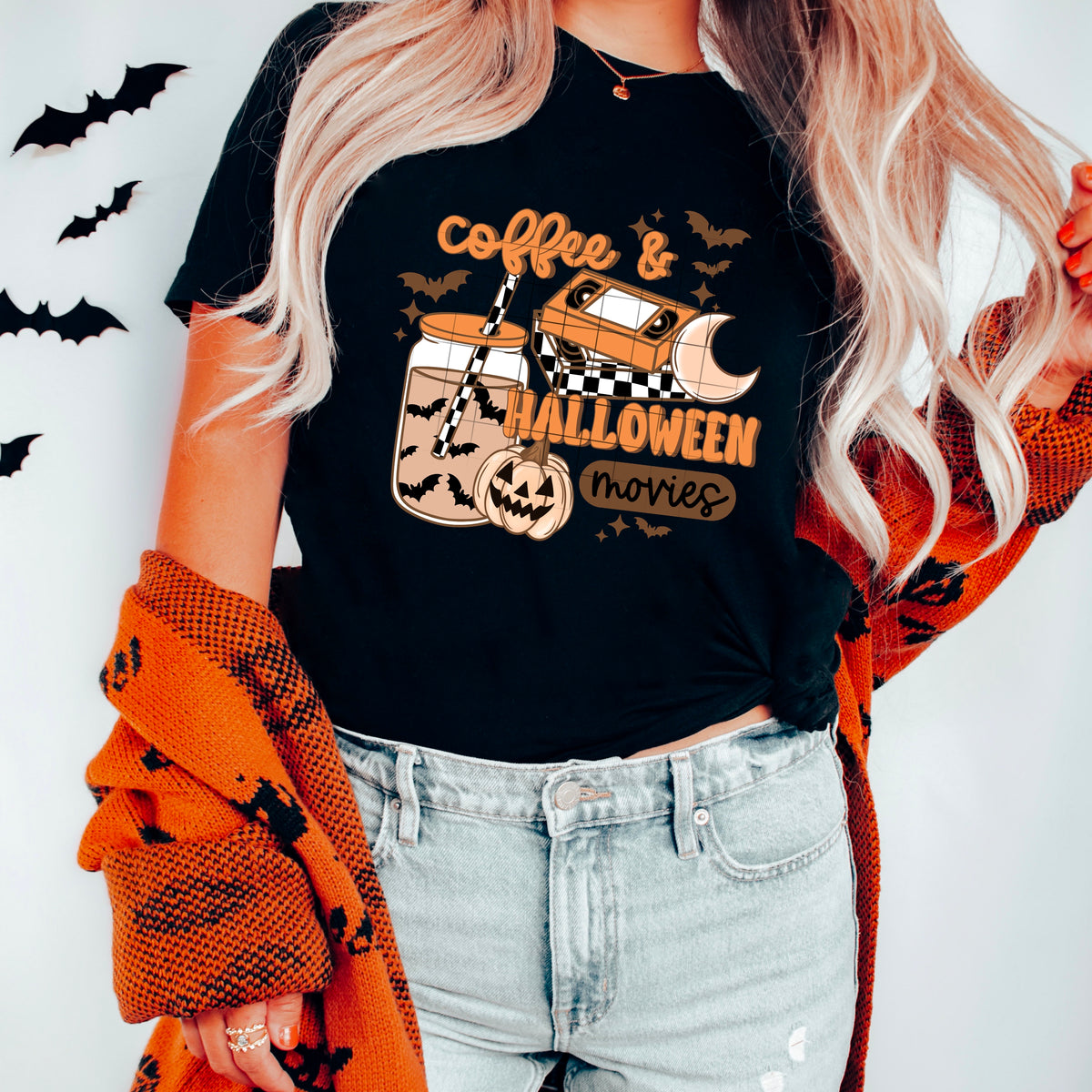 Coffee and Halloween Movies PNG
