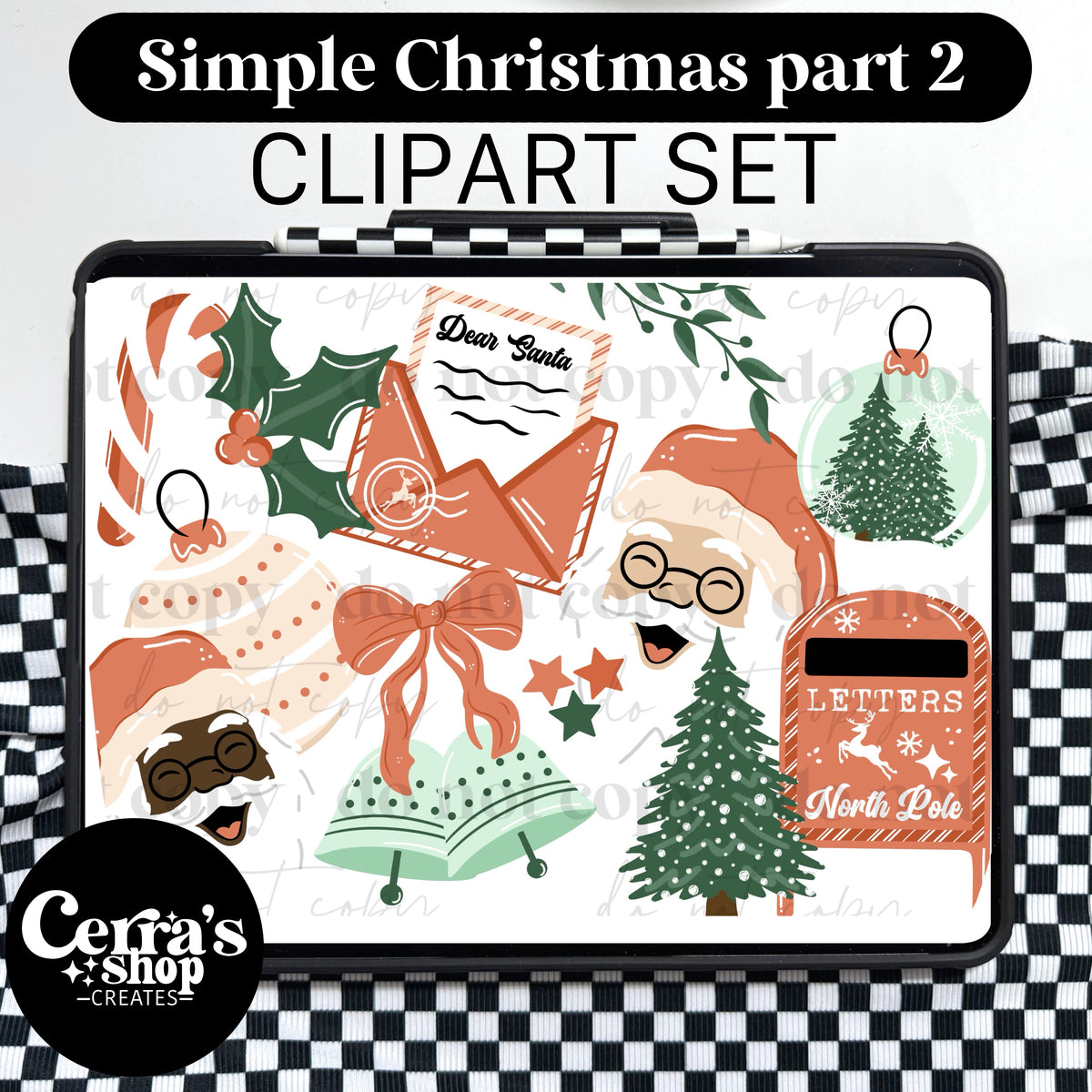 Simple Christmas Volume 2 Clipart set