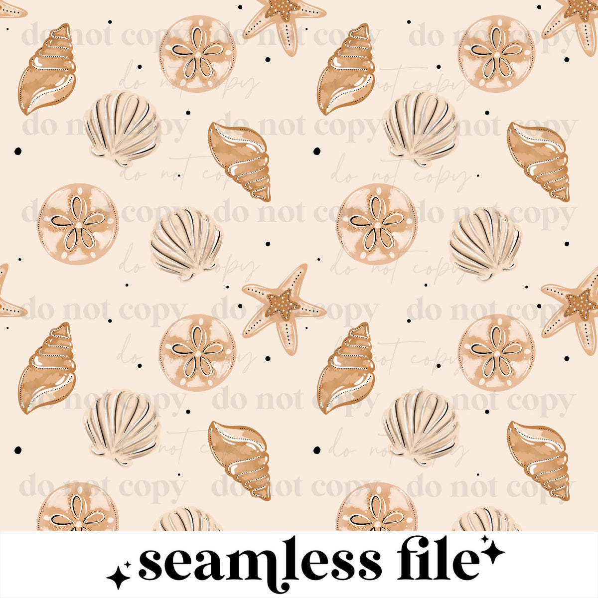 Tan Shell Seamless