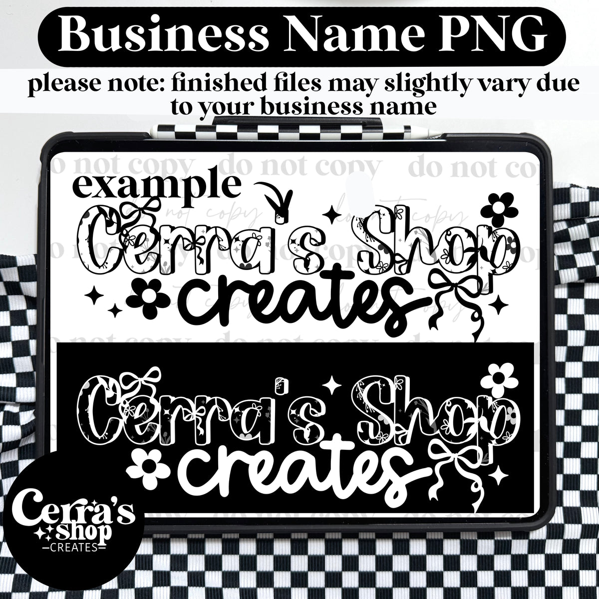 B&W Florals Biz Name (I’ll add the name)