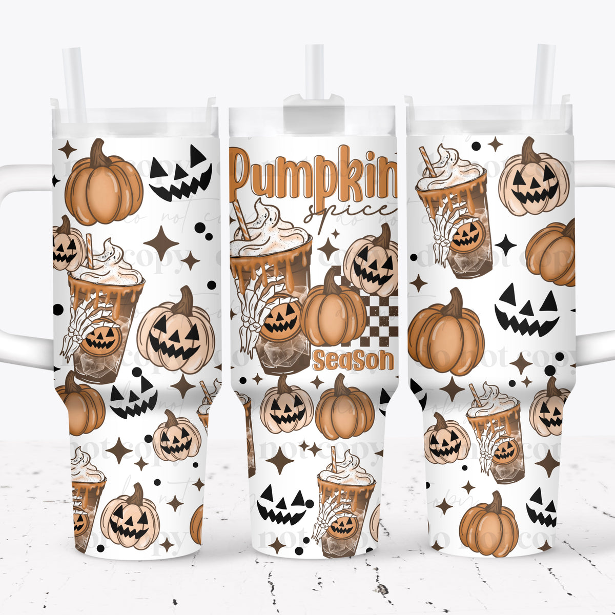 Pumpkin Spice Season 40oz Tumbler Wrap