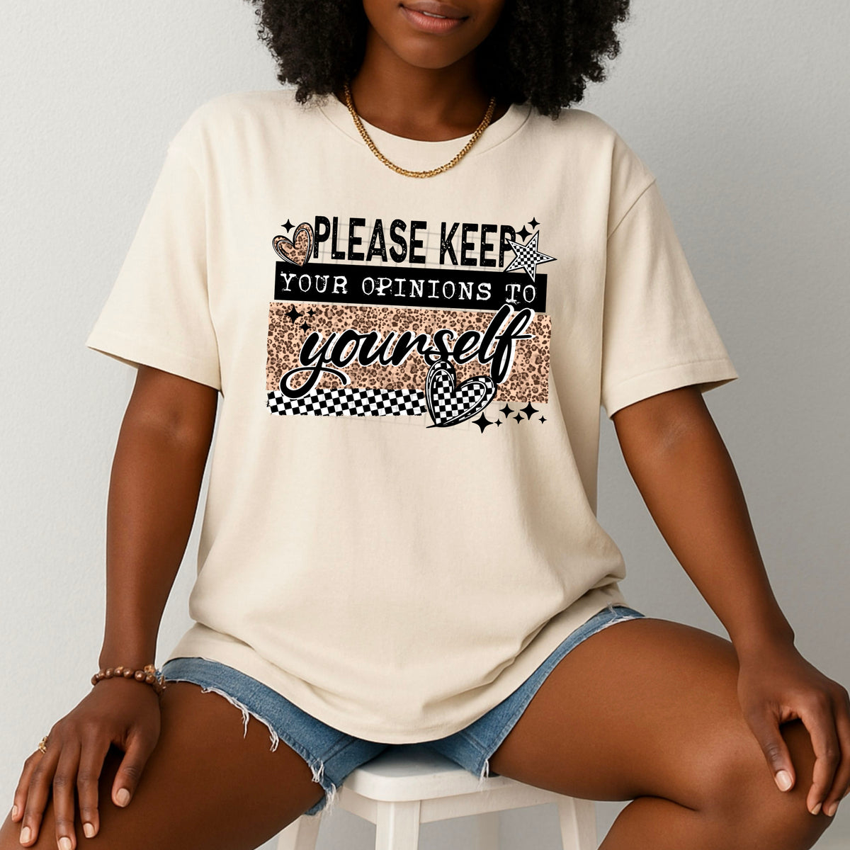 Keep Your Opinions to yourself PNG