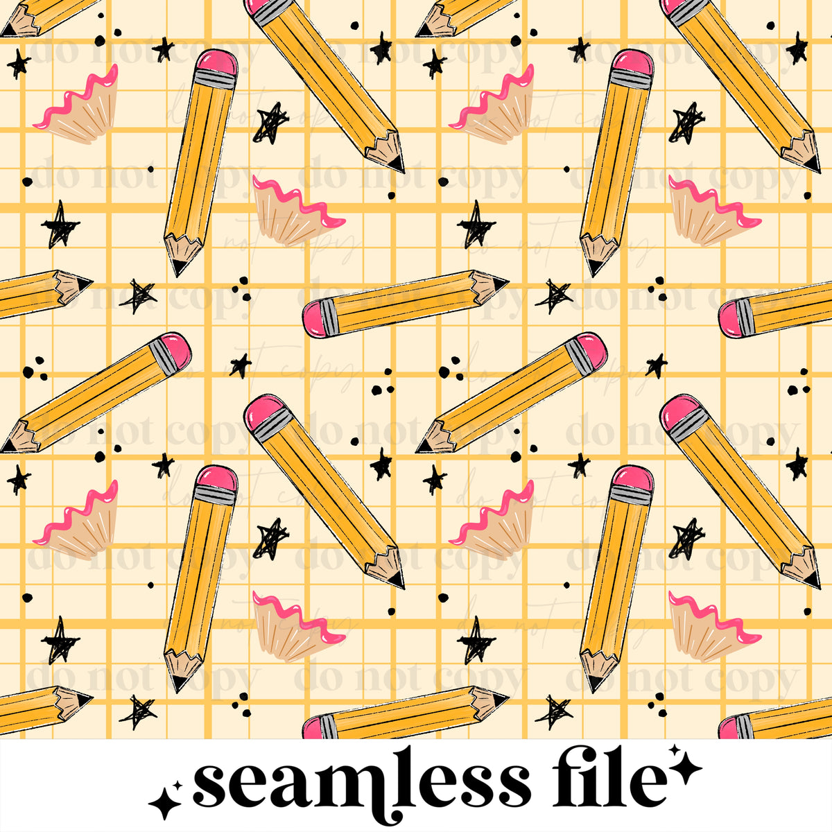 Pencil plaid Seamless