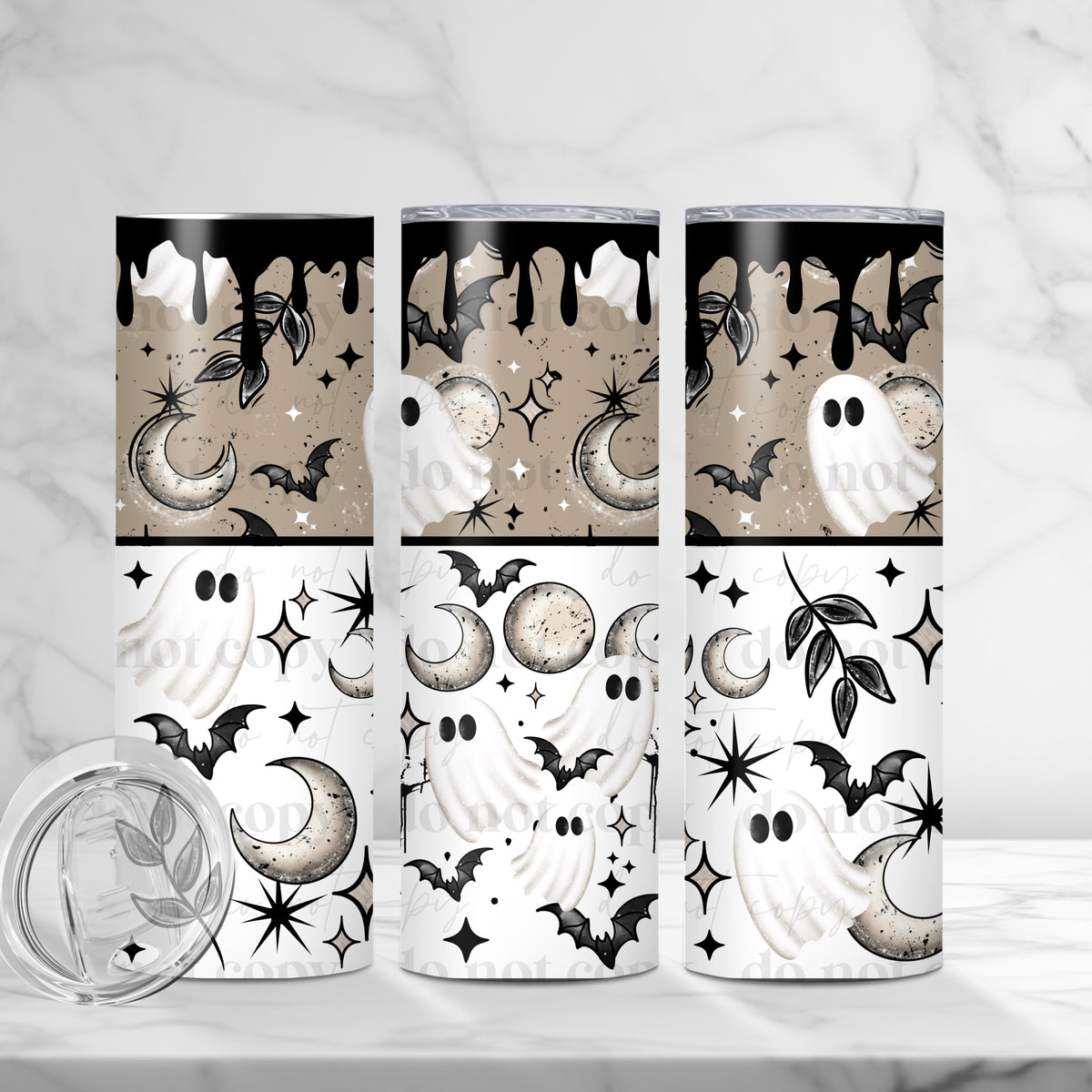 Ghosts and Moons 20 Tumbler Wrap