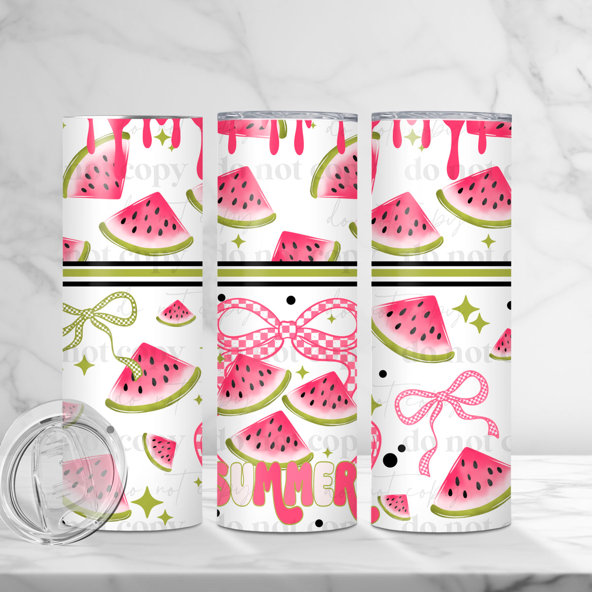 Sweet Summer watermelon Tumbler Wrap