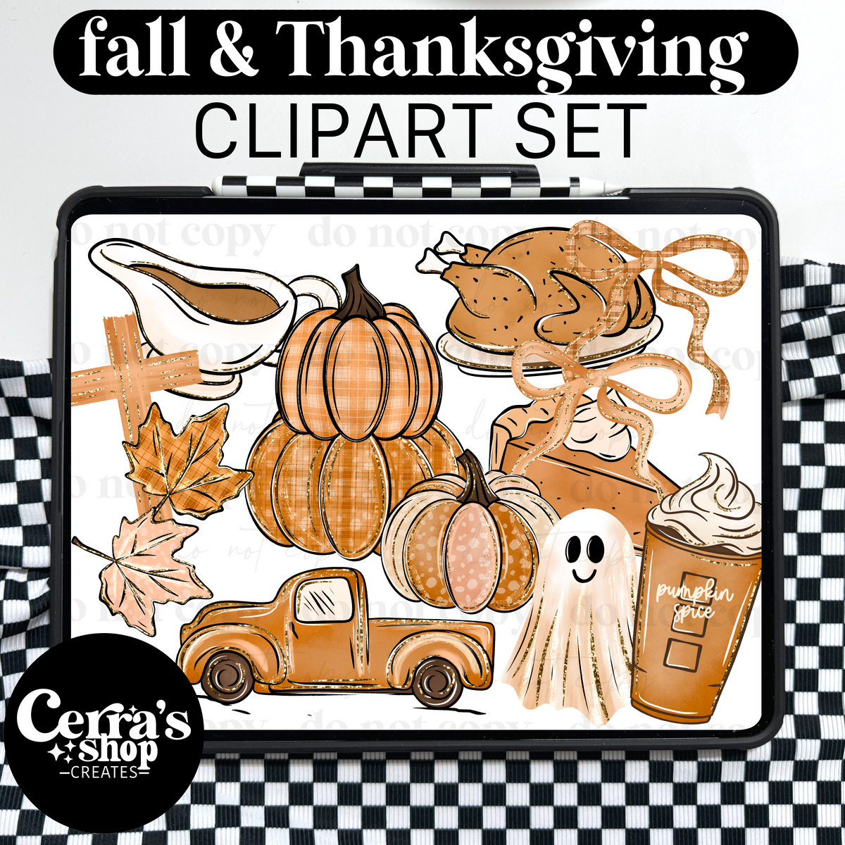 Fall & Thanksgiving Clipart Set