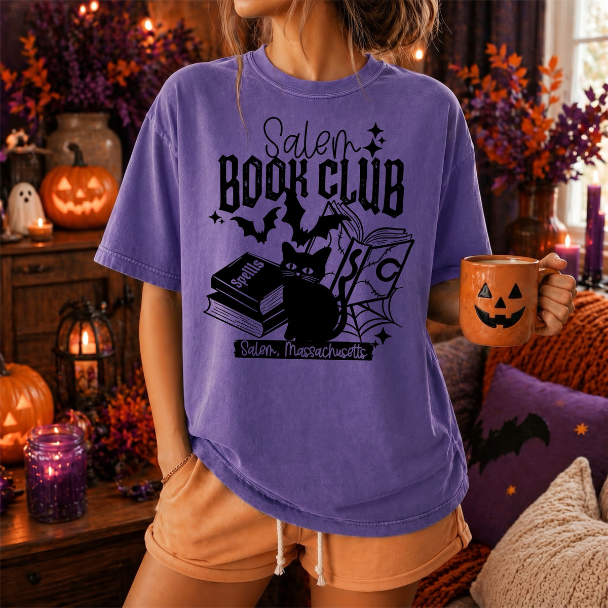 Salem Book Club single color PNG