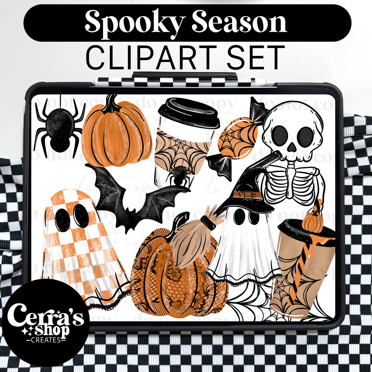 Spooky Season Clipart Set