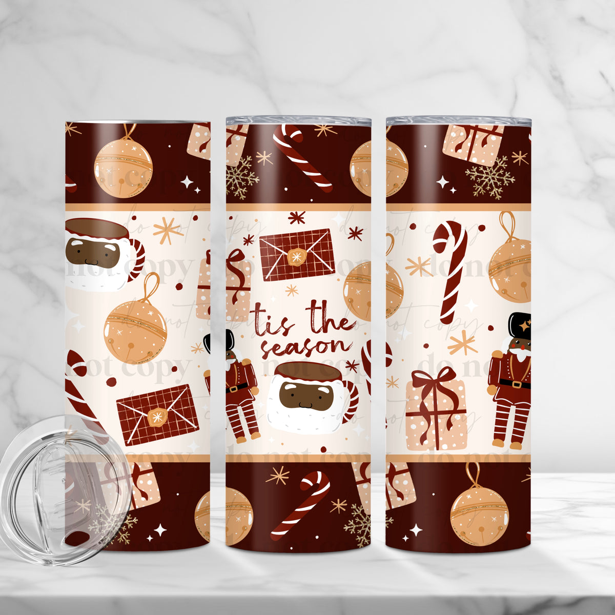 Tis the season nutcracker Tumbler Wrap