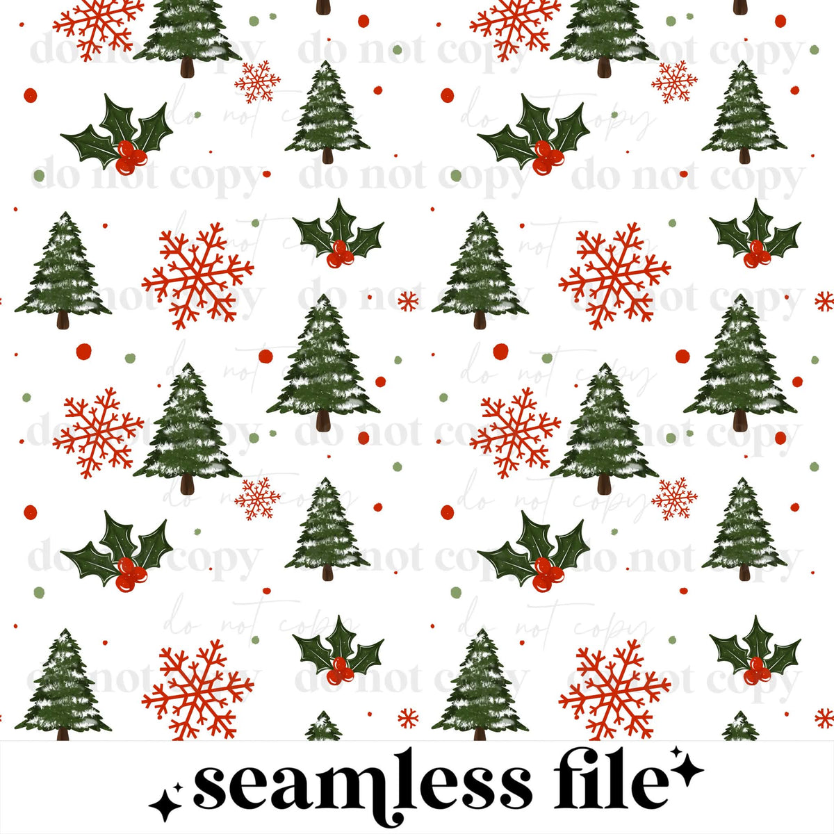 Christmas Tree Seamless