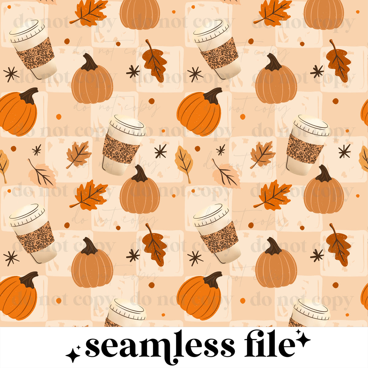 Pumpkin Spice Weather Seamless