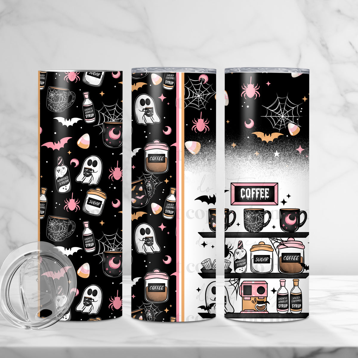 Spooky Coffee Bar Wrap