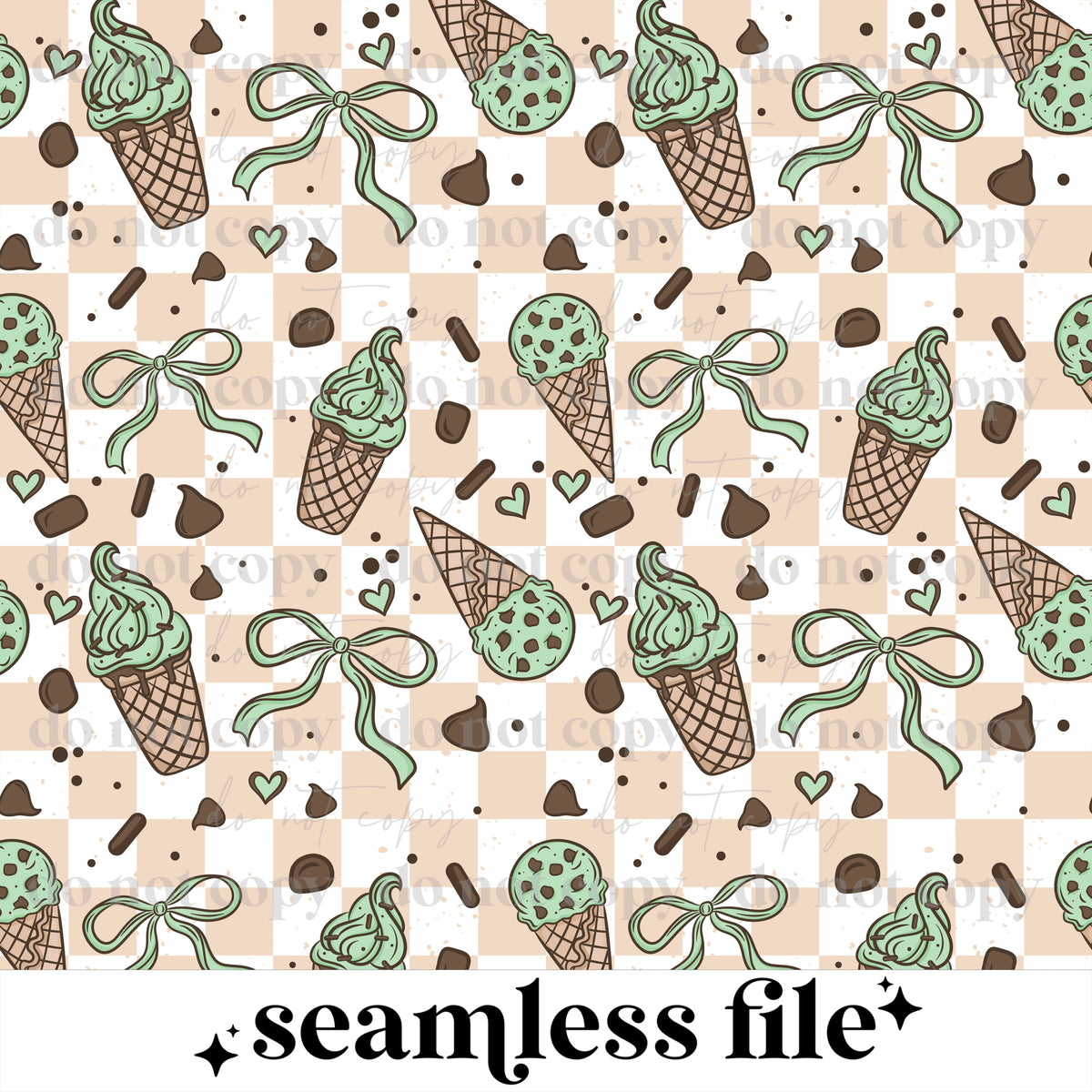 Mint Chocolate Chip Seamless