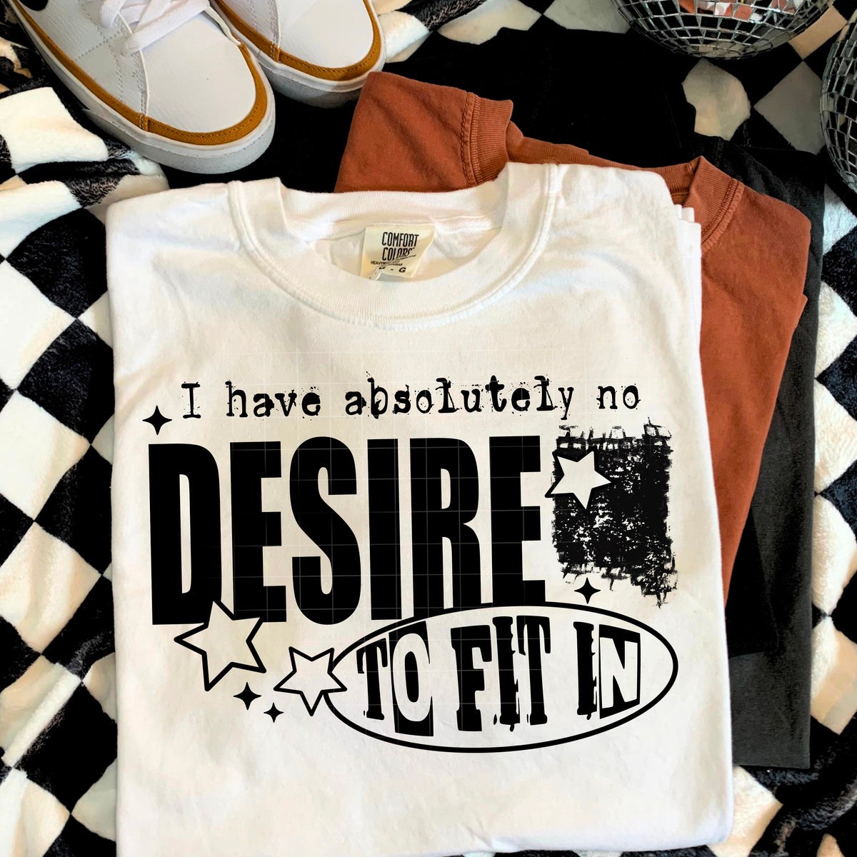 No Desire To Fit In Single Color PNG