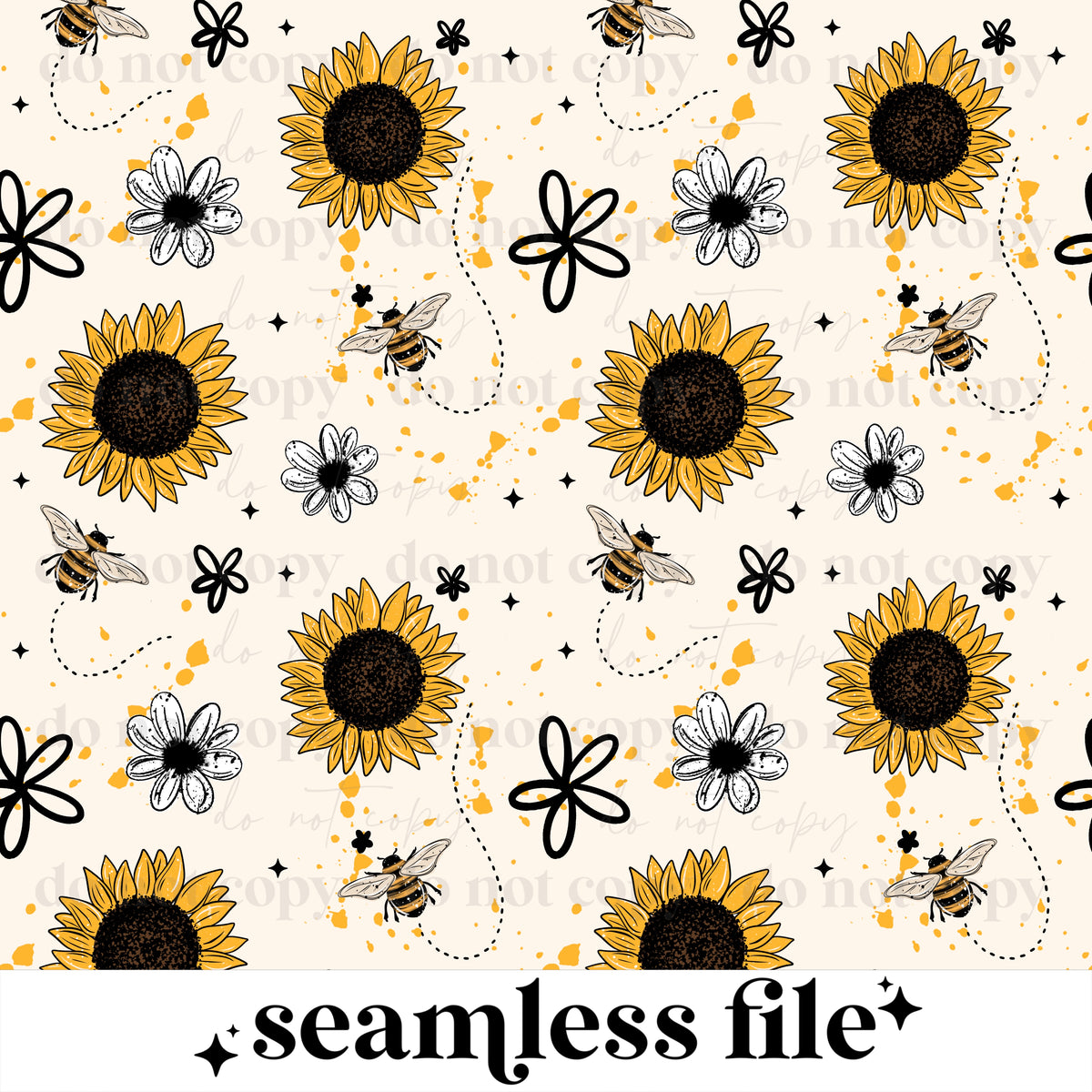 Sunflower Seamless