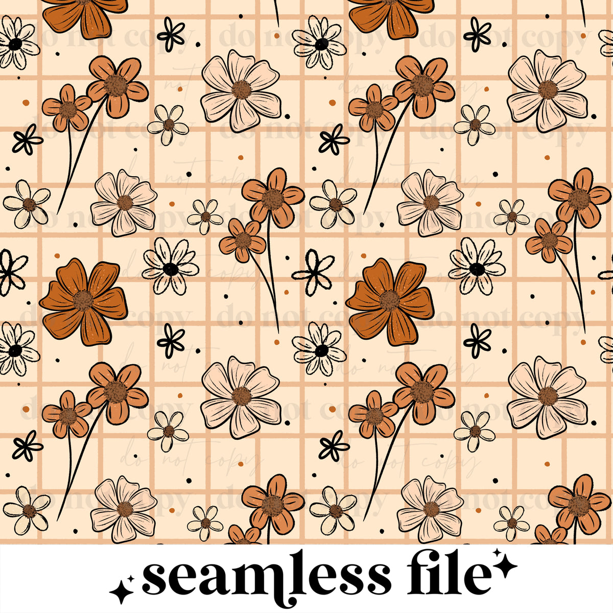 Thankful Always florals Seamless