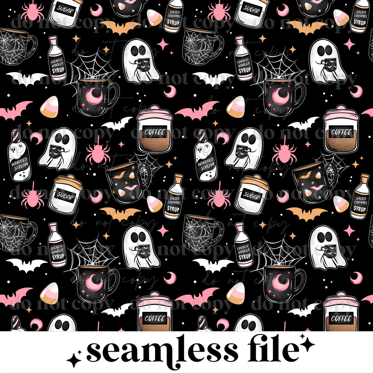 Spooky Coffee Bar Seamless