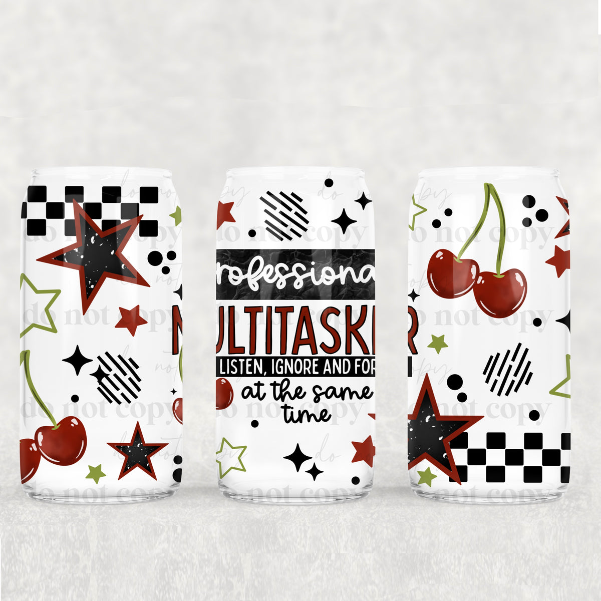 Professional Multitasker 16oz Glass Wrap