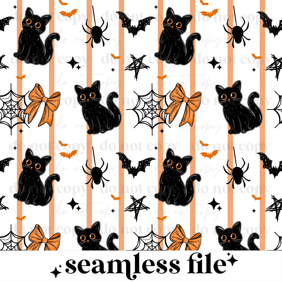 Black Cat Seamless