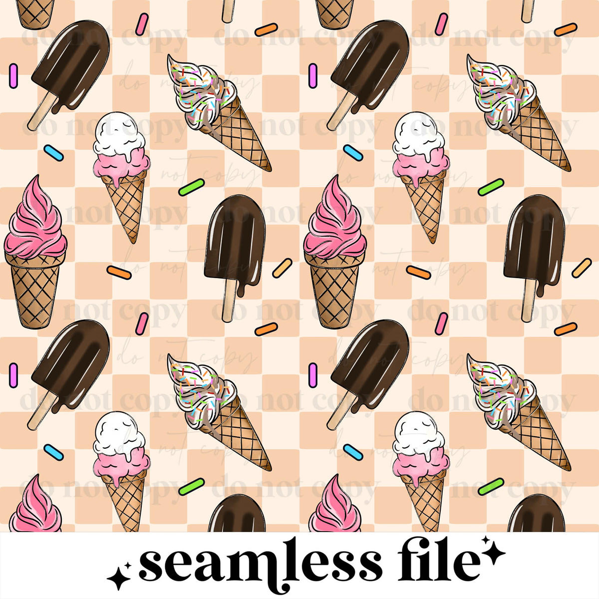 Ice Cream Seamless