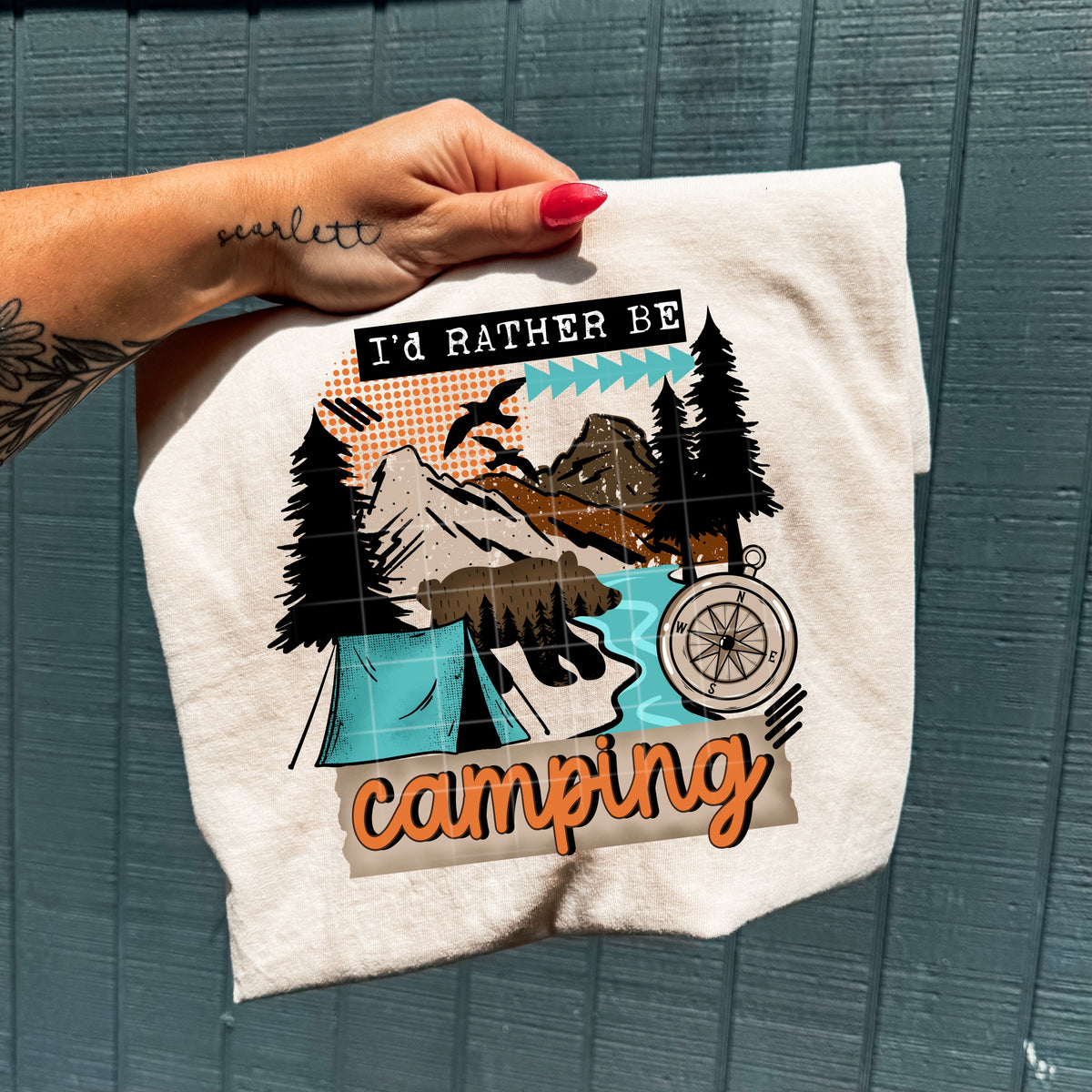 I’d rather be camping PNG