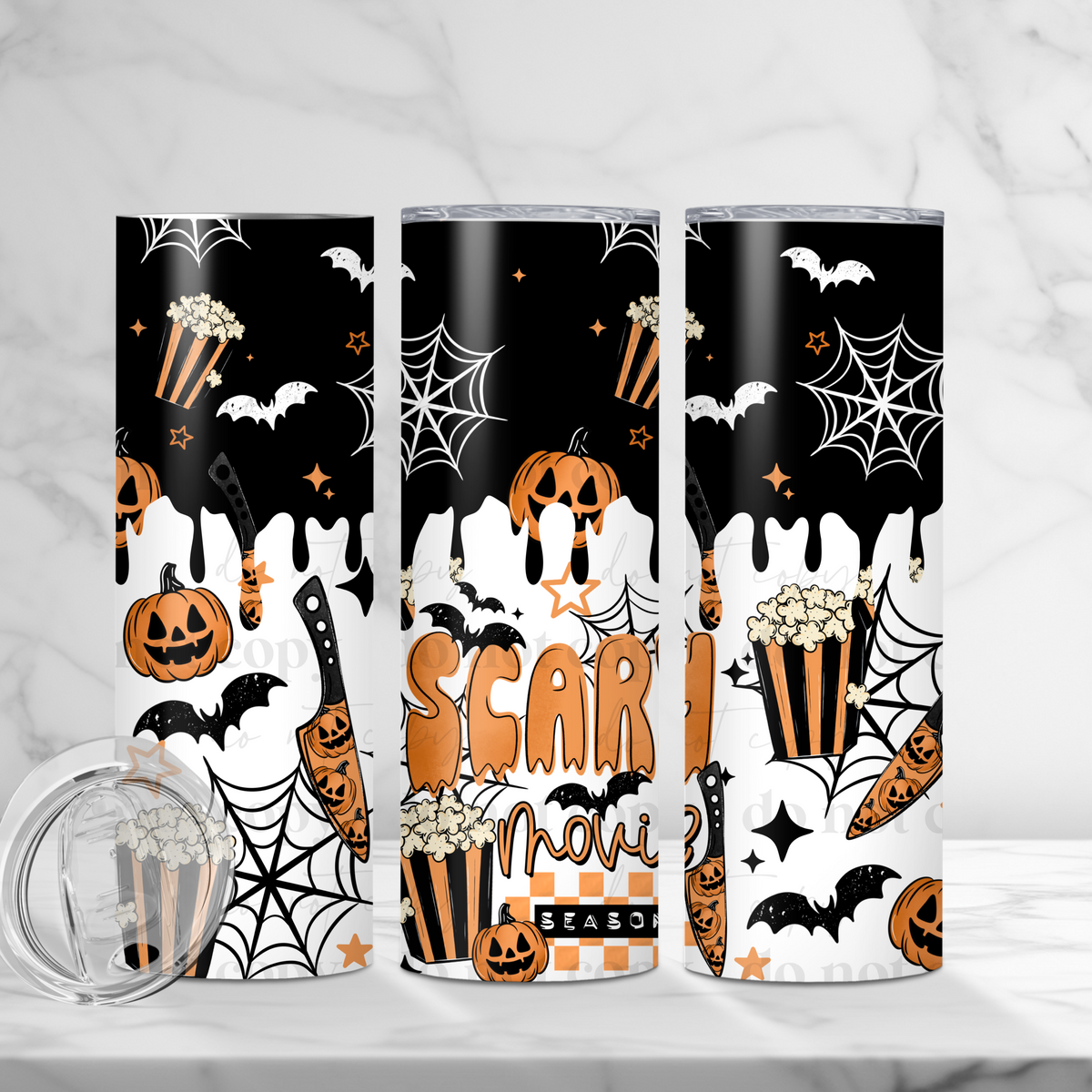 Scary Movie Season Tumbler Wrap