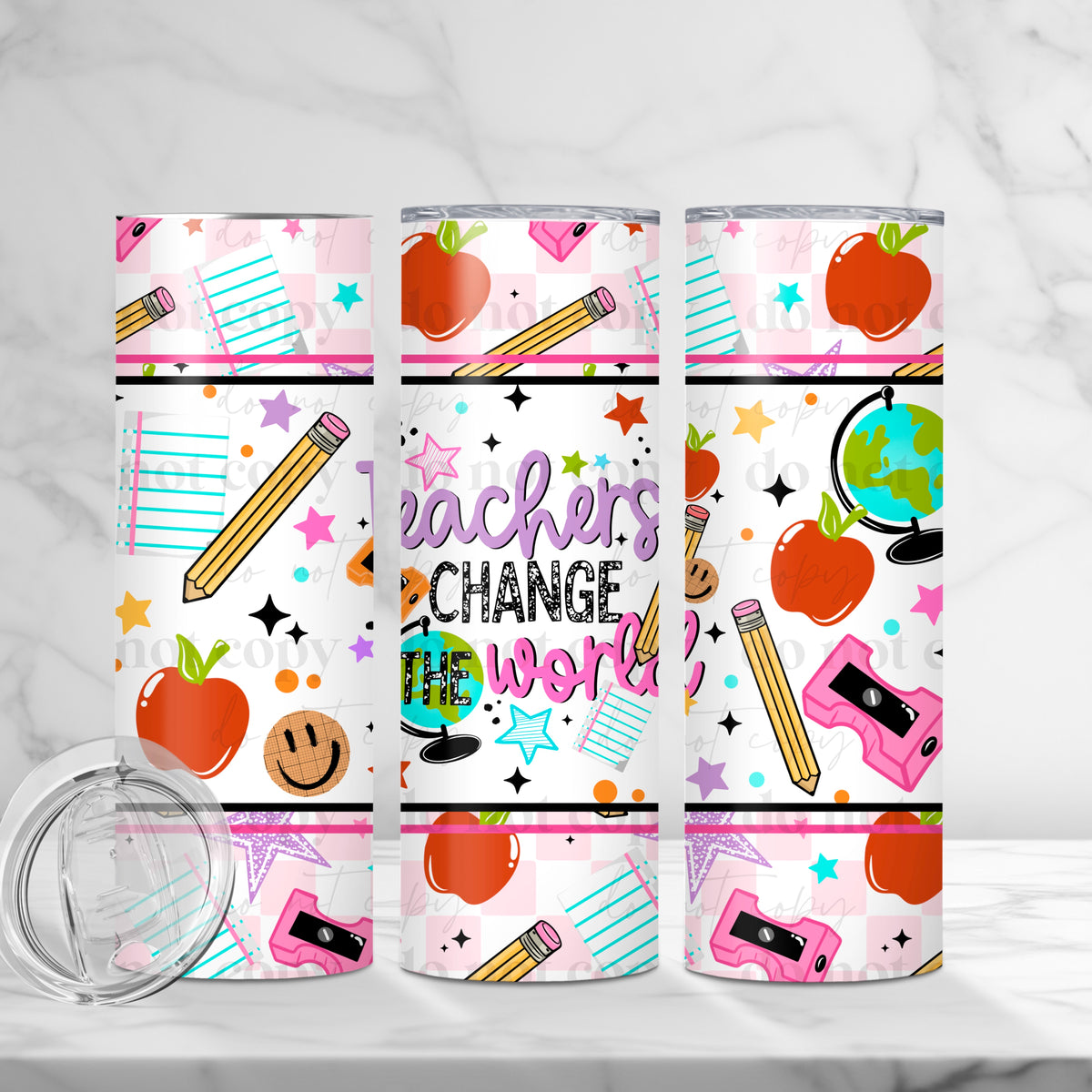 Teachers change the world 20 oz