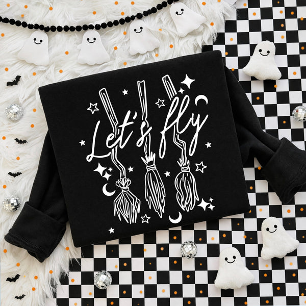 Let’s Fly single color PNG