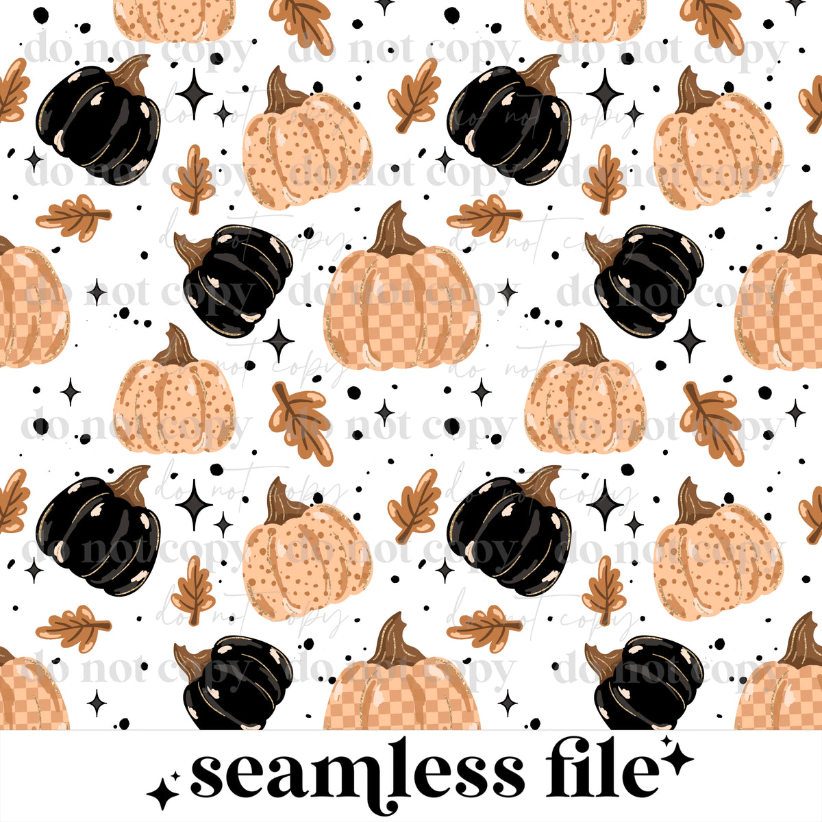 Fall Pumpkins Seamless