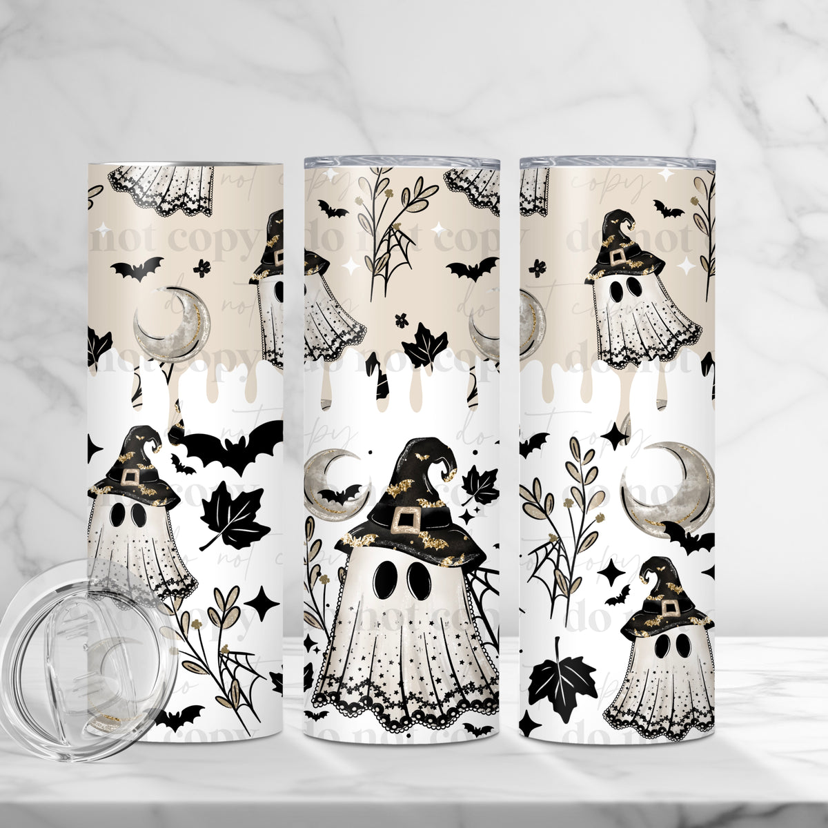 Ghost Witch Tumbler Wrap