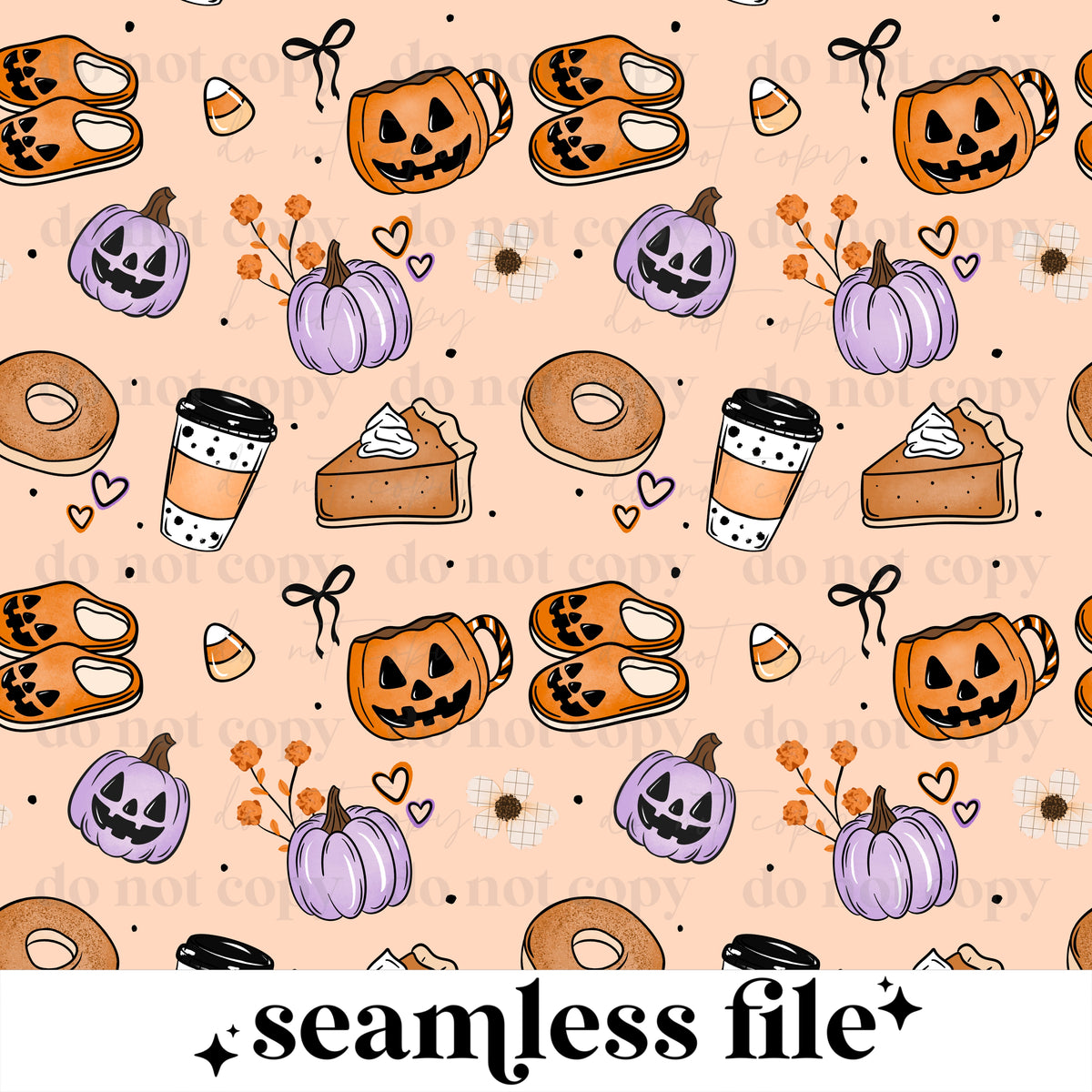 Pumpkin Everything Seamless