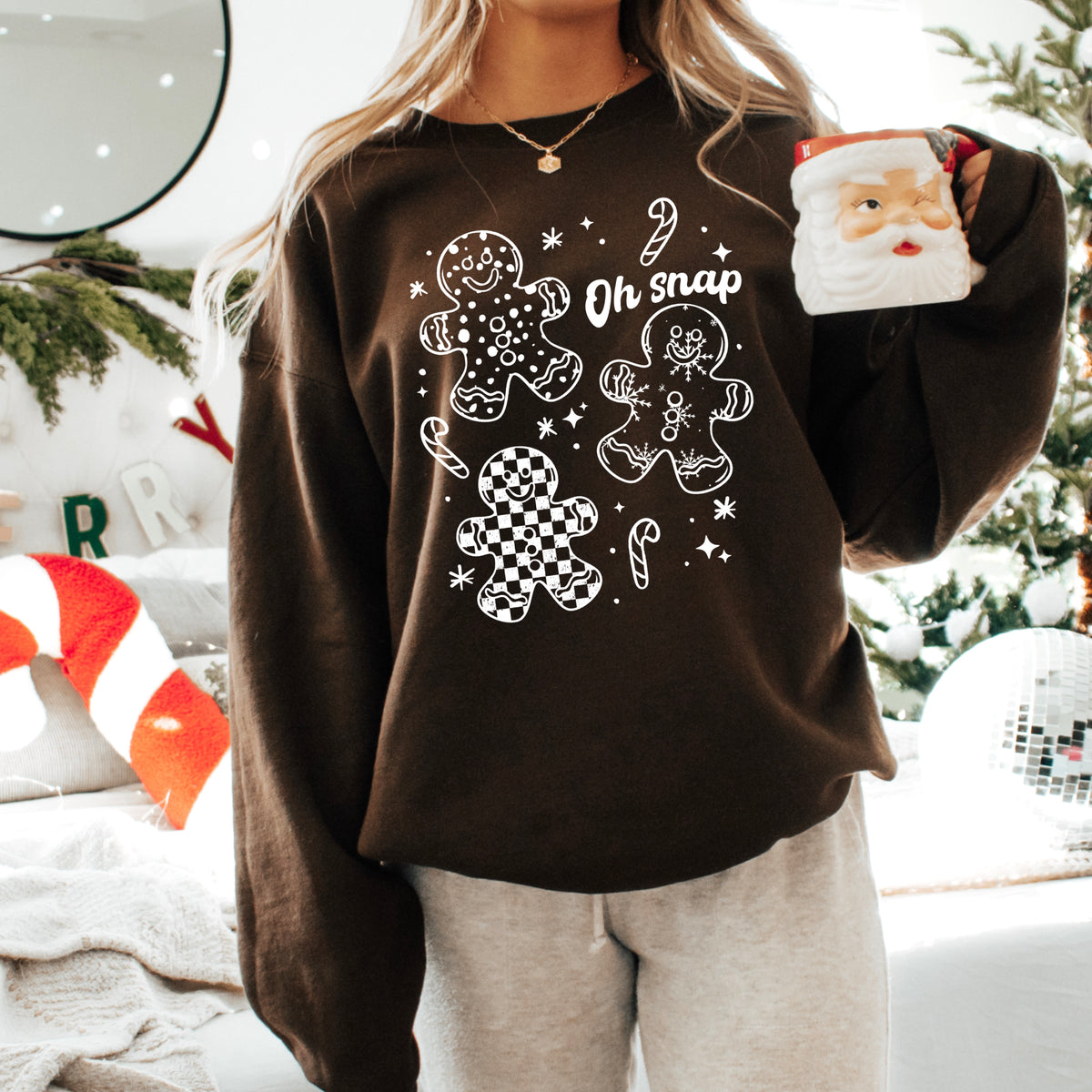 Gingerbread patterns Single Color PNG