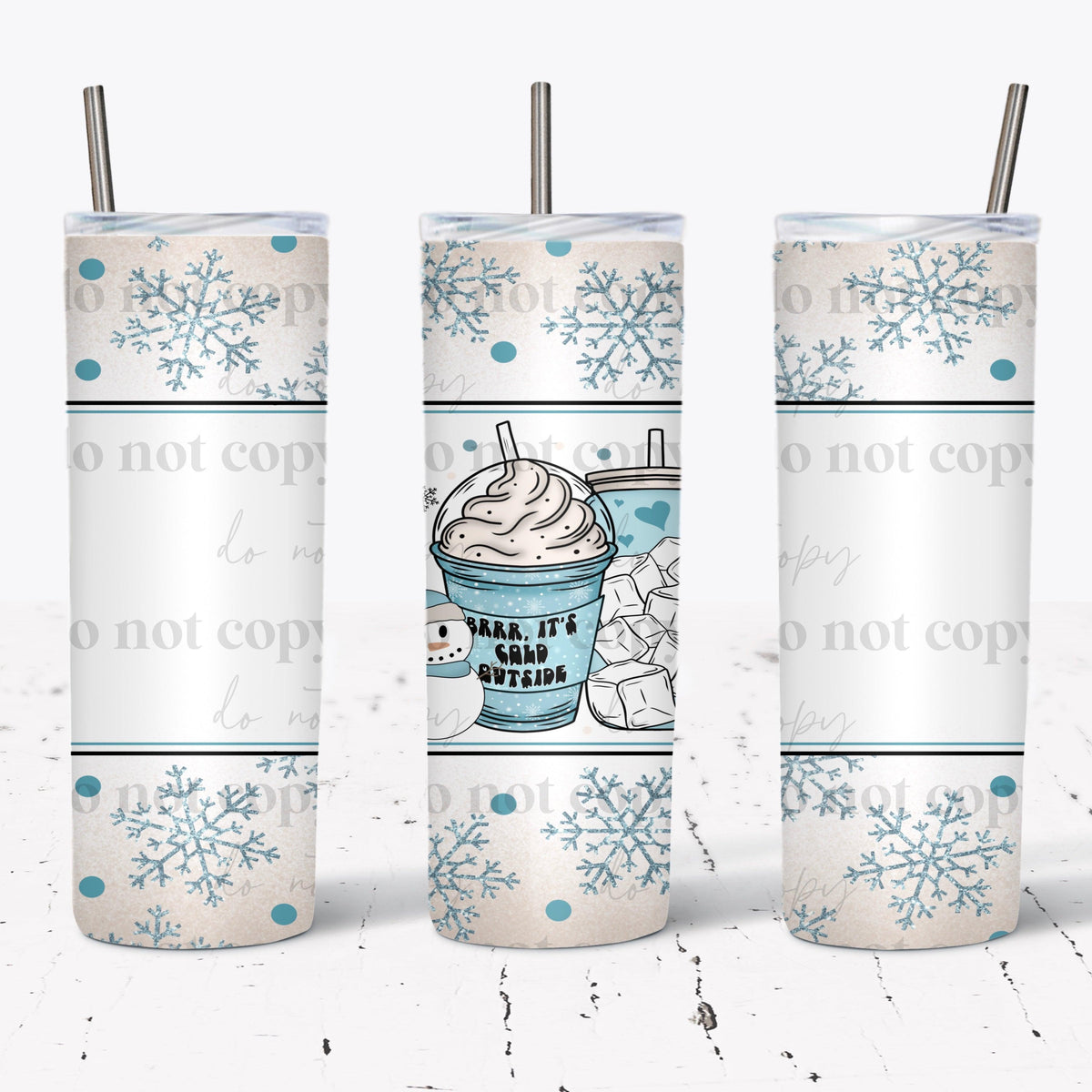 Brrr It’s Cold Outside Tumbler Wrap