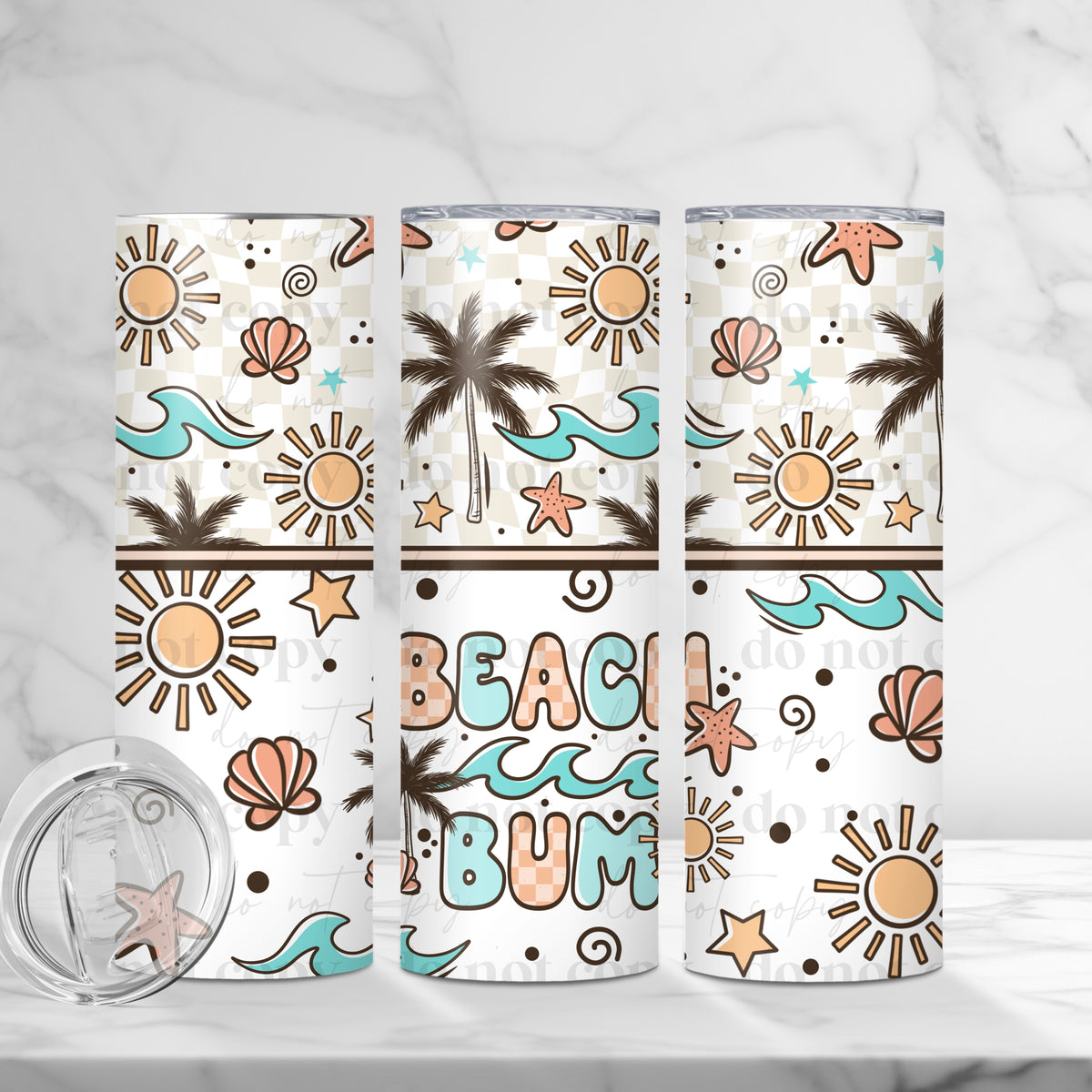 Beach Bum Tumbler Wrap