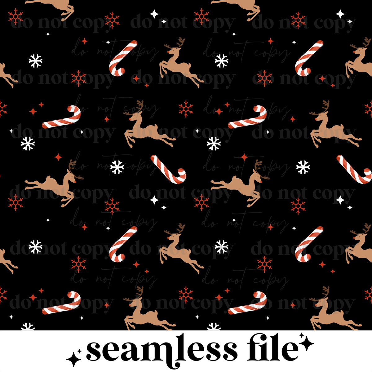 Reindeer Seamless