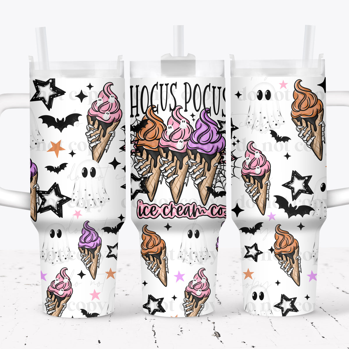 HP Icecream Co 40oz Tumbler Wrap