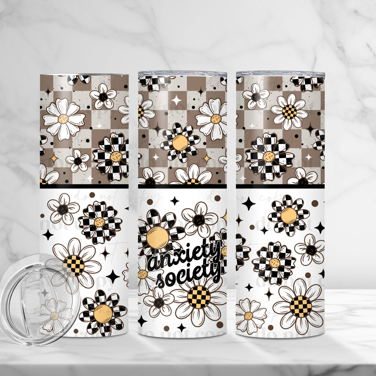 Anxiety society Tumbler Wrap