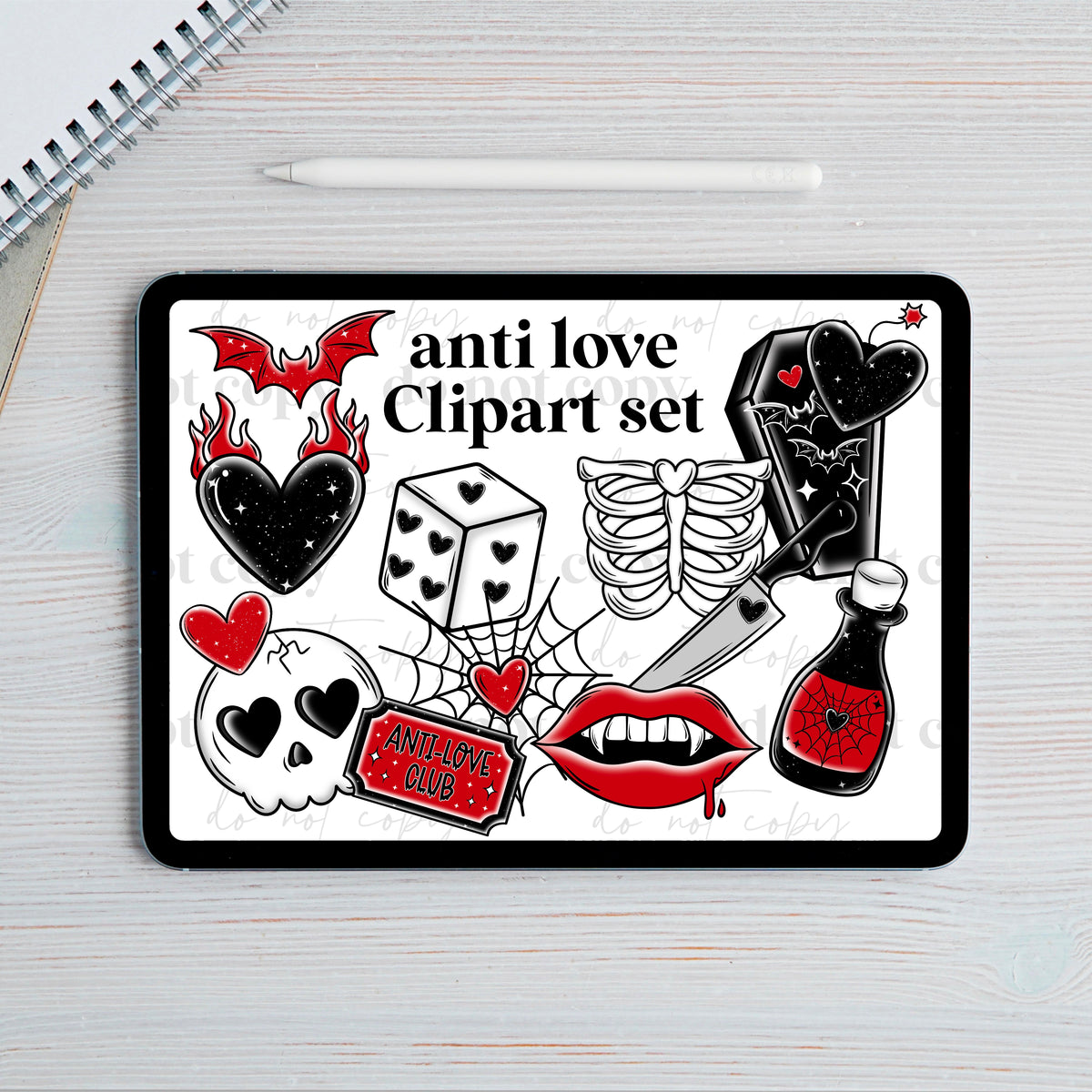 Anti love clipart