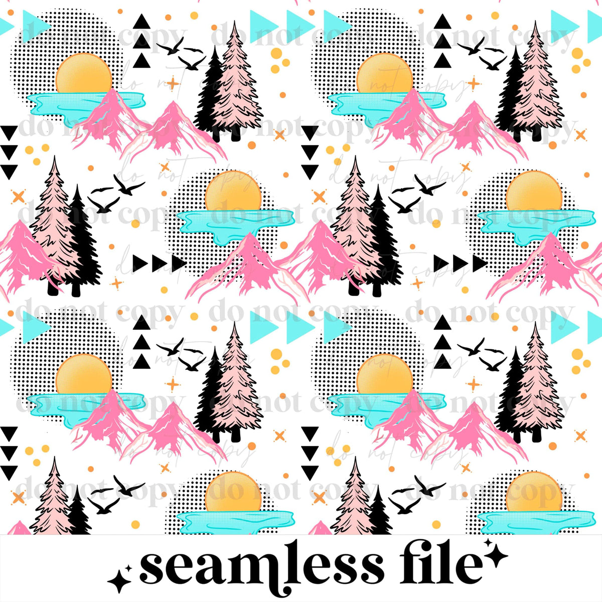 Geometric Lake Seamless
