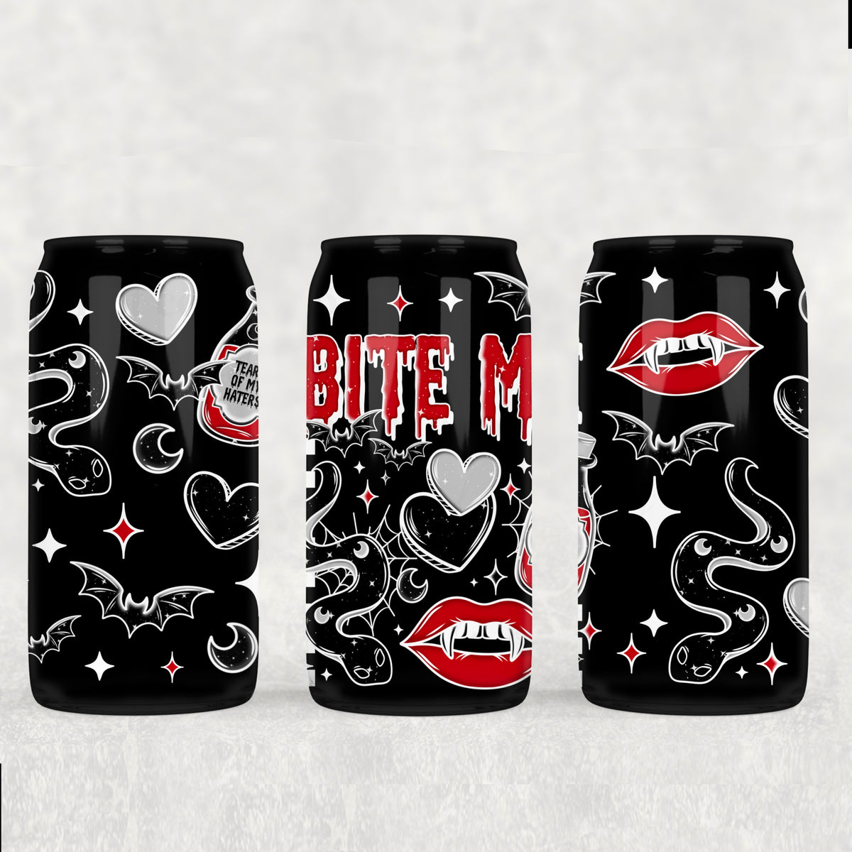 Bite me 16oz Glass Wrap