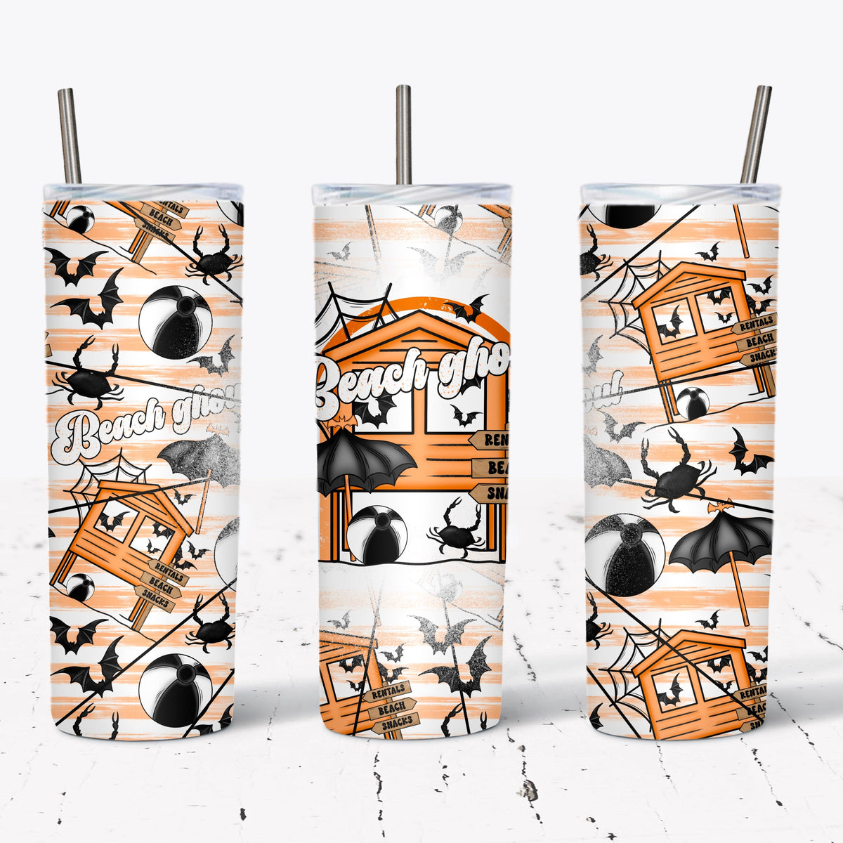 Beach Ghoul Tumbler Wrap