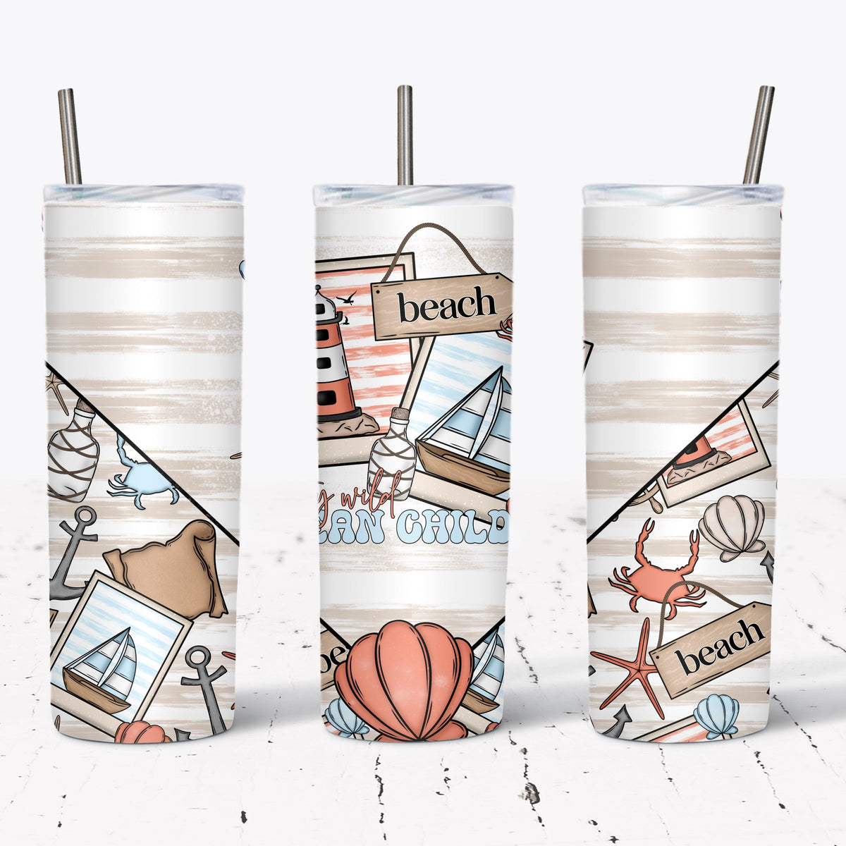 Ocean Child Tumbler Wrap