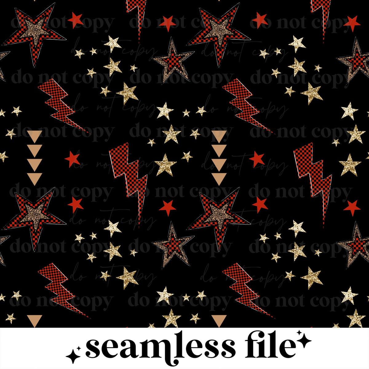 Bolts & Stars Seamless