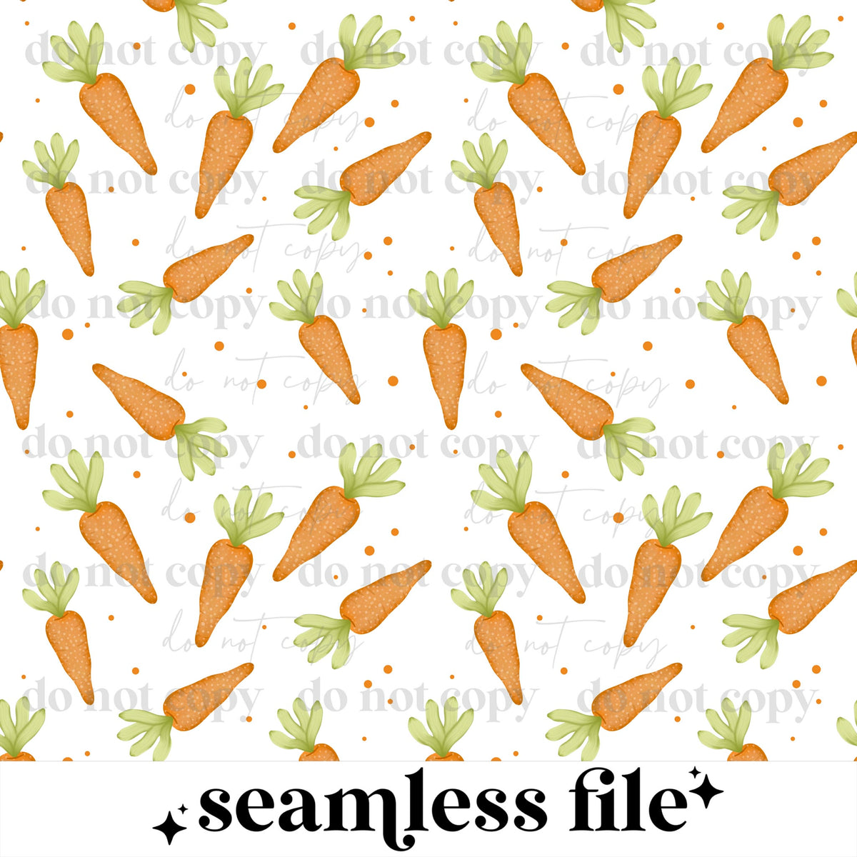 White Carrot Seamless