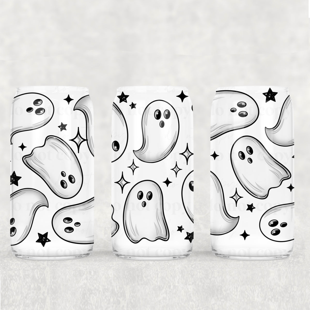 Ghosties 16oz Glass Wrap