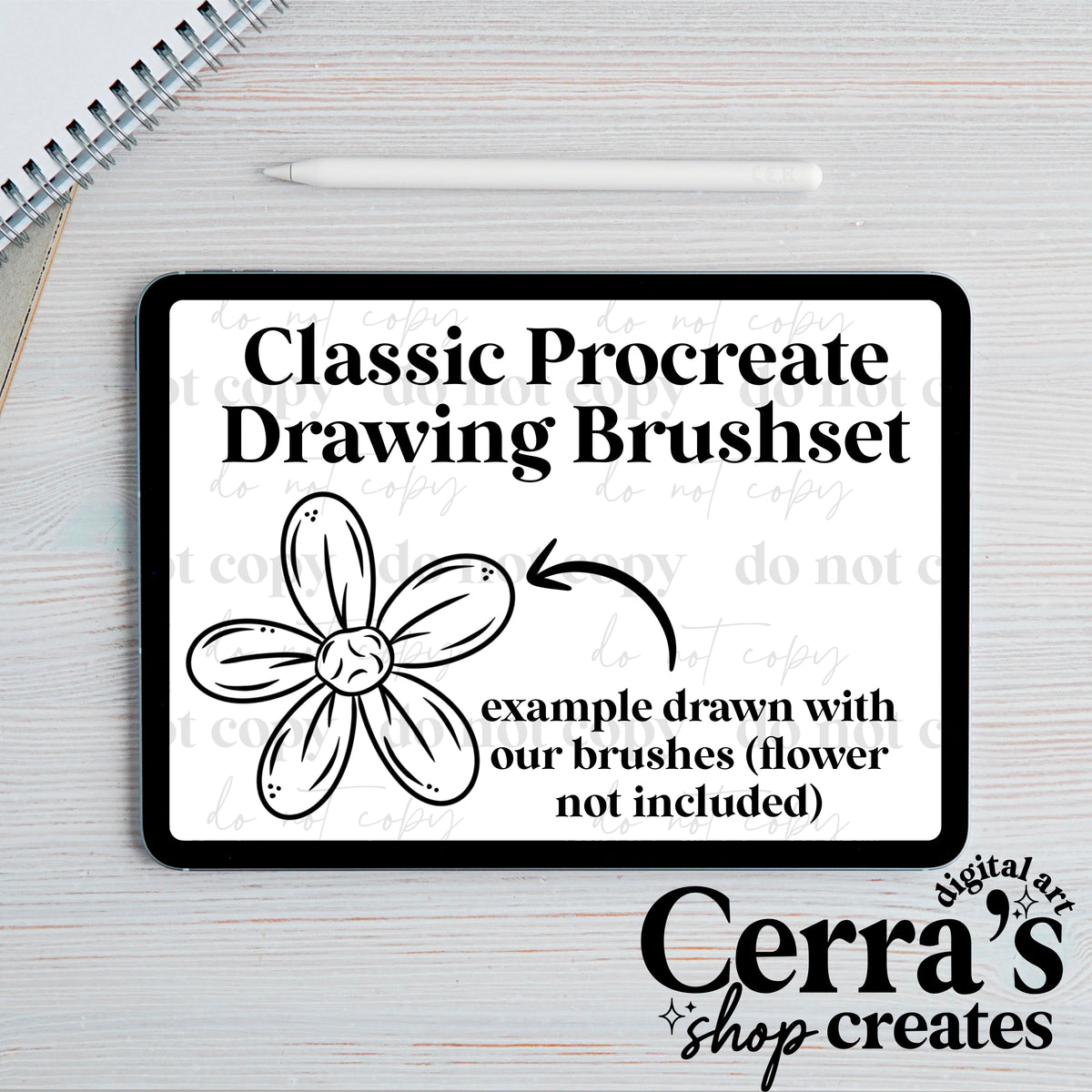 Classic Drawing Procreate Brush Set